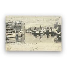 Steamboat Wharves Providence Rhode Island RI 1908 Olneyville PO Rotograph Co. picture