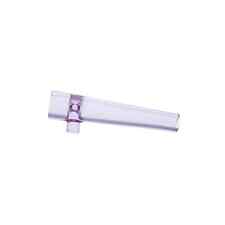 MJ Arsenal Lavender Chillum MJA Quality Glass Tobacco Pipe Purple picture
