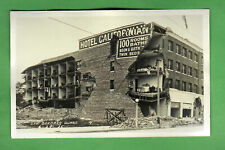 1925 SANTA BARBARA EARTHQUAKE RPPC REAL PHOTO POSTCARD - HOTEL CALIFORNIAN picture