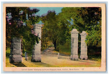 Halifax Canada Postcard Golden Gates Entrance to Point Pleasant Park c1940's picture