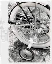 1970 Press Photo A bicycle with training wheels - lra72107 picture