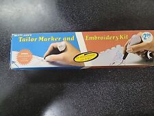 Vintage Betty Ann's Tailor Marker and Embroidery Kit  1971 New/Old Stock picture