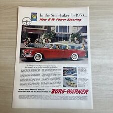 Studebaker Borg-Warner B-W Engineering 1953 Vintage Print Ad Life Magazine picture