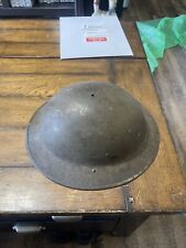 Original Real Antique WWI Infantry U.S. Army Brodie Doughboy Combat Helmet Nice picture