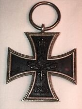 Rare German 1813 Iron Cross 2nd Class Silver Frames Magnetic Iron Core picture