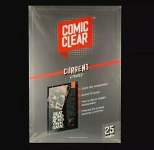 25-pack of Crystal-Clear Comic Clear Backing Boards - Current Age Size (modern) picture