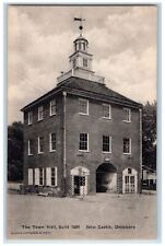 c1910 The Town Hall New Castle Delaware DE E. Challenger & Son Postcard picture