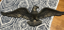 Vintage American Eagle Cast Metal Wall Hanging, 19 Inches picture