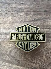 Vtg 1991 Harley-Davidson Logo Belt Buckle Motorcycle Solid Brass by Baron picture