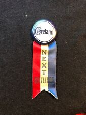 1920 Republican National Convention, Cleveland Next Convention, Button & Ribbon picture