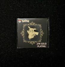 Pikachu Pokémon 24k Gold Plated Sticker picture