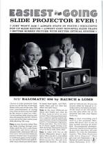 Bausch & Lomb Balomatic 656 Slide Projector Magazine Ad Print Design Advertising picture