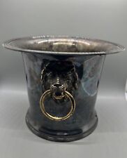 Franklin Ice Bucket Silver Plated Champagne Mint 1986 9.25”x6.75” picture