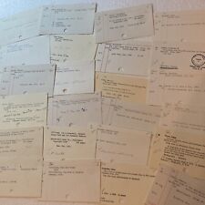 Library Card Catalog Cards: Lot of 20 Vintage Cards for Crafts, Art picture