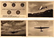 AVIATION AIRCRAFT 10 Vintage Postcards Incl. FOLDER (L2307) picture