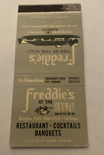 Vintage Matchbook Matchcover Bowling Freddie’s At The Skyway Bakersfield CA picture