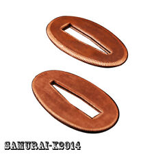 2 pieces Red Copper Seppa for all Japanese Samurai Sword Katana Wakizashi Tanto picture
