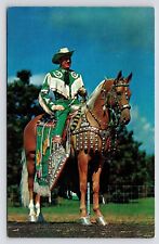 c1950s~Art MIller~Omaha Horseman~Peavines Major~Rhinestone Cowboy~VTG Postcard picture