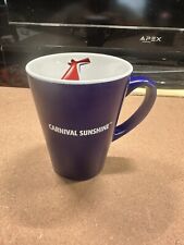 Carnival Cruise Ship Blue Coffee Cup/Mug With Tail Fin picture