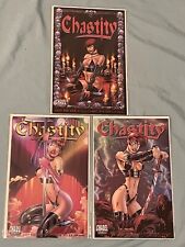 CHASTITY LUST FOR LIFE  # 1 - 3 COMPLETE SET 1999 CHAOS NM picture