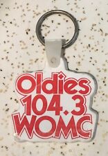  Vtg. Detroit WOMC Radio “Oldies” Keychain FM 104.3 Station Classic Hits picture