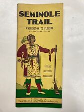 1935 Seminole Trail Washington DC To Florida Booklet U.S. Travel Routes Hotels  picture