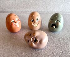 Anthropomorphic Vintage Egg Figurines Faces Funny Decoration Knick Knacks picture