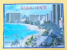 Vintage Poster Waikiki Beach And Royal Hawaiian Hotel 20 in x 27 in picture
