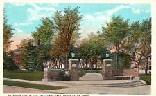 Vintage Postcard Entrance To ISTC Class Gate Cedar Falls Iowa C.T. American Art picture