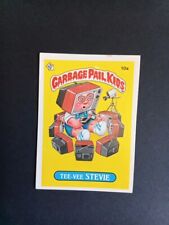 Garbage Pail Kids Tee-Vee Stevie Sticker Card 1985 GPK Topps Series 1 picture