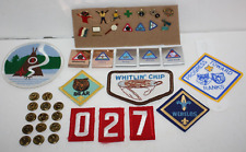 Lot of Vintage Boy Scout Items 1990s Activity Pins Badges, Belt Loops and Patche picture