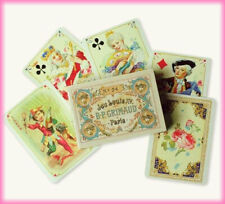 BP GRIMAUD 54 JEU LOUIS XV PARIS WHIST PLAYING CARDS DECK VICTORIAN REPLICA NRFB picture