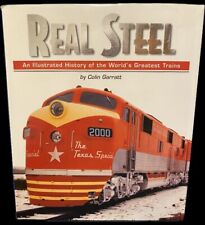 Real Steel Illustrated History of Greatest Trains 1999 First Edition HB/DJ Book picture