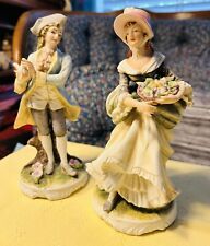 Vintage Lefton Norman & Elaine Colonial Figurines Timeless Love 2 for 1 Price picture