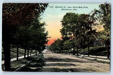 1911 Seventh Street Near North Side Park Dirt Road Manitowoc Wisconsin Postcard picture