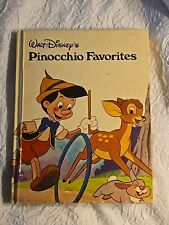 Walt Disney Pinocchio Favorites Story Picture Book Vintage 1973 Danbury English  picture
