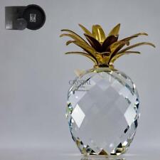 SWAROVSKI Figurine Pineapple Gold Large Smooth Leaves 010044 V2 picture