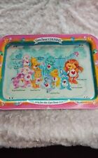 Vintage 1985 Care Bears Cousins TV Dinner Tray Metal Brave Swift Loyal Gentle B picture