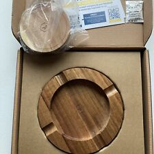 Cigar Ashtray & Coasters Set in Acacia Wood (4 Coasters for Drinks/Whisky), W... picture