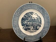 Set Of 4 Currier And Ives Royal China 