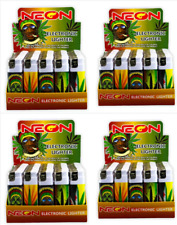 Rasta Neon Electronic Disposable Lighters, (Pack of 200) picture