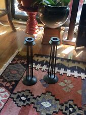 Pair of Postmodern Milano Series Candleholders picture