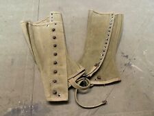 ORIGINAL WWII US ARMY M1938 COMBAT FIELD LEGGINGS- SIZE 2R picture