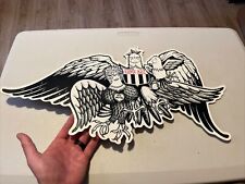 ernie ball music man Vintage Cardboard Sign Big Mutha Eagle Advertising picture