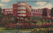 Postcard Polyclinic Hospital from Municipal Rose Garden Harrisburg PA  picture