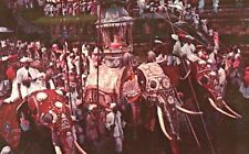 Vintage Postcard Esala Perahera Kandy Ceylon Historical Procession Sri Lanka picture
