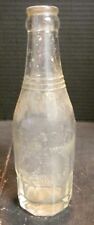 Antique (12) Sided Carbona Products Co. Aqua Glass Bottle 7