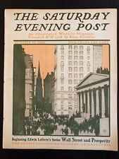 Illustrated  Saturday Evening Post October 10, 1903 James Preston Cover Art  picture