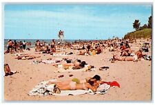 c1960 Indiana Dunes State Park Lake Michigan Chesterton Indiana Vintage Postcard picture