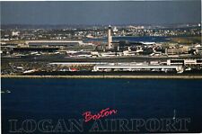 Vintage Postcard 4x6- Logan Airport, Boston, MA. picture